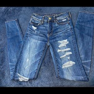 American eagle ripped jeans